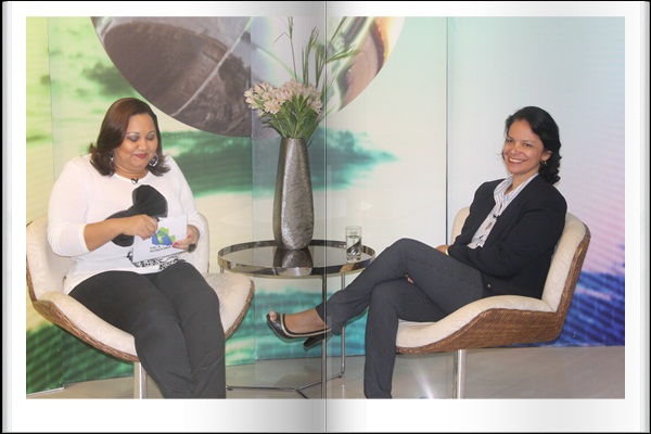 04-11 Rede TV fala RO-Entrevista com nova presidente da Caerd Marcia Cristina Parte 2